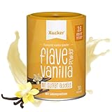 XUCKER Flave Powder Vanille 120g - Vanille Flavour Pulver für natürlichen Genuss ohne Zucker, Aspartam & Sucralose I Geschmackspulver zum Aromatisieren von Speisen und Getränken