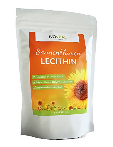 Sonnenblumen Lecithin Pulver, IVOVITAL® (allergenfrei und gvo-frei) (300 g)