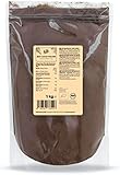KoRo - Bio Kakaopulver Stark Entölt 1 kg - Aus kontrolliert biologischem Anbau mit vollmundiger Geschmack in der Vorteilpackung zum Backen und Verfeinern von Süßspeisen