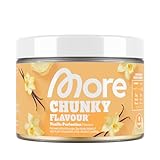 MORE Chunky Flavour, Vanilla Perfection, 250 g, Geschmackspulver zum Süßen, ohne viel Zucker und Kalorien, mit Inulin und Laktase, geprüfte Qualität - made in Germany