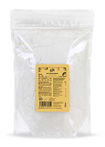 KoRo - Bio Kokosmehl 1 kg - Glutenfreie und low-carb Alternative zu herkömmlichen Mehl mit Ballaststoffen