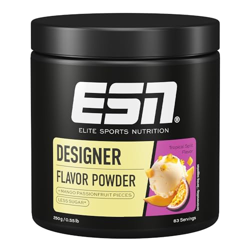 ESN Designer Flavor Powder, Tropical Split, 250 g, Geschmackspulver zum Süßen, ohne viel Zucker und Kalorien, geprüfte Qualität - made in Germany