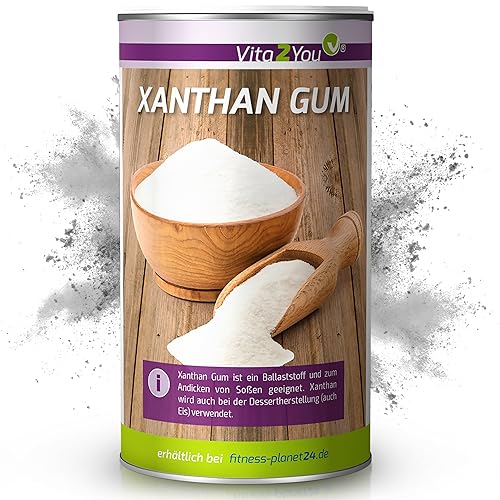 Vita2You Xanthan Gum 250g - Bindemittel - Glutenfrei - Xanthan Pulver in Lebensmittelqualität - Stabilisator - Vegan - Premium...