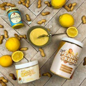 Erdnussdressing mit Chunky Flavour und Light Peanut Creme von More Nutrition: Low carb Salat Dressing Honig Senf trifft Erdnussbutter-Traum! 🥜