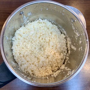 Low carb Reis: Im Thermomix zerkleinerter Blumenkohl