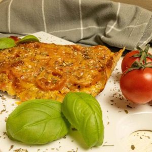 Pizza Margherita low carb