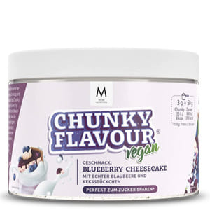 Dose mit Chunky Flavour Blueberry Cheesecake von More Nutrition