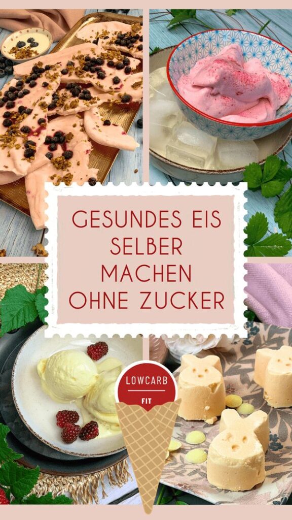 Gesundes selbst gemachtes Eis ohne Zucker: Frozen Yoghurt Bites, Softeis aus dem Thermomix, Vanilleis ohne Zucker und Eiskonfekt