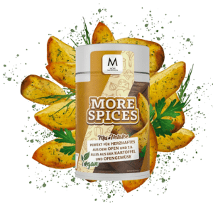 Dose mit der Gewürzmischung More Spices "Mrs. Potatoe" von More Nutrition